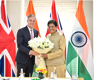 India-UK Economic Partnership gains fresh momentum as Piyush Goyal meets UK Trade Secretary Peter Kyle