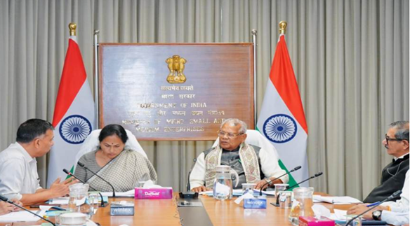 Jitan Ram Manjhi reviews measures to protect MSME from potential impact of West Asia Crisis