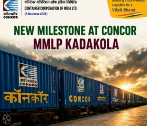 CONCOR launches domestic container movement from Mysore to Shalimar Kolkata, strengthening multimodal logistics connectivity