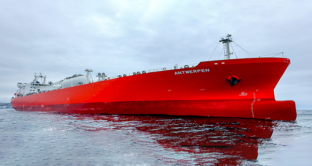 VIDEO: EXMAR takes delivery of ammonia-powered Antwerpen