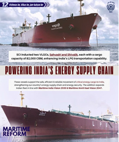 ‘Maritime Reform Utsav’: SCI expands VLGC Fleet to strengthen India’s energy supply chain