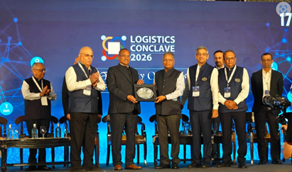 Capt. B.V.J.K. Sharma, CEO of NMIA, Felicitated at BCBA Logistics Conclave 2026