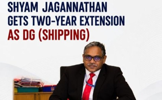Shyam Jagannathan Gets Two-Year Extension as DG Shipping until 2028