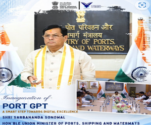 VOC Port emerges as a model for Green Maritime Growth with 45% reduction in carbon emissions : Sarbananda Sonowal