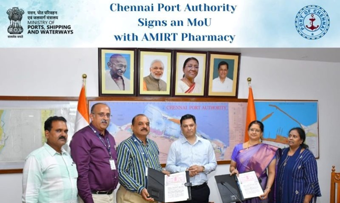 Chennai Port Authority Partners with AMRIT Pharmacy to Enhance Healthcare Services