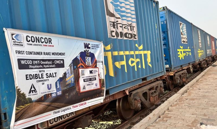 CONCOR Launches First Containerised Rail Movement of Edible Salt for ITC and HUL