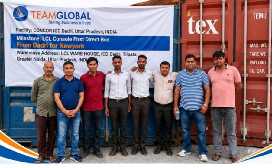 Teamglobal Logistics Launches First Direct LCL Consolidation Service from Dadri to New York