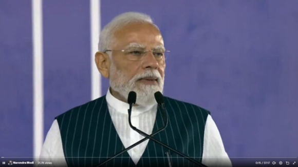 PM Modi inaugurates Gujarat Semiconductor facility in Sanand