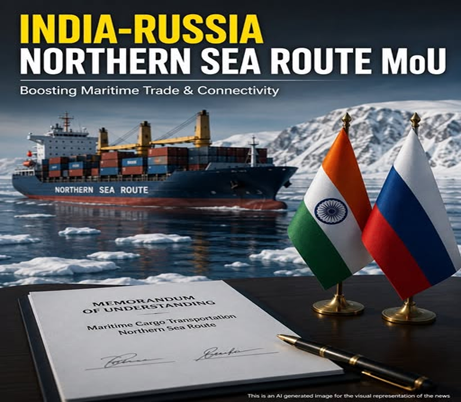 India to sign MoU with Russia of cooperation on transporting cargo along Northern Sea Route