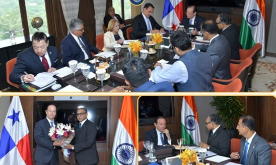India and Panama Discuss Enhanced Maritime Cooperation, MoU During High-Level Bilateral Meeting