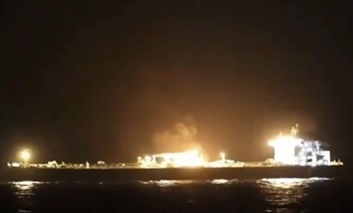 Houthis claim strikes on two Saudi tankers