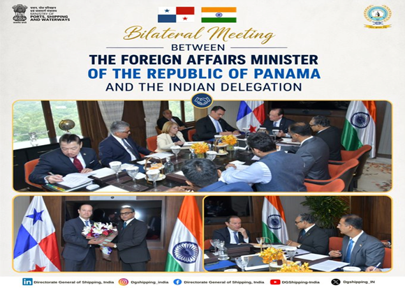 DG Shipping leads India–Panama talks to deepen maritime cooperation and trade connectivity