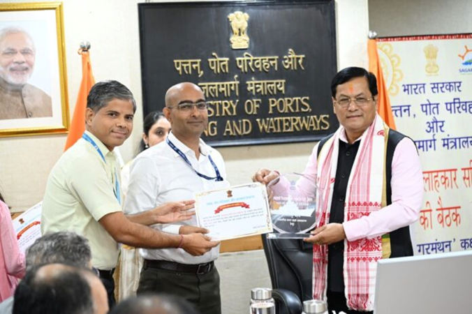 JNPA honoured with the ‘First Rajbhasha Shield for Excellence’ in Official Language Implementation for FY 2025–26