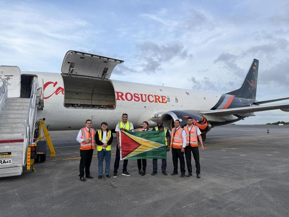 Air Cargo Pack completes first cargo flight from Colombia to Guyana
