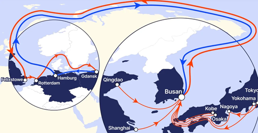 Container carriers line up Arctic services as Red Sea alternative