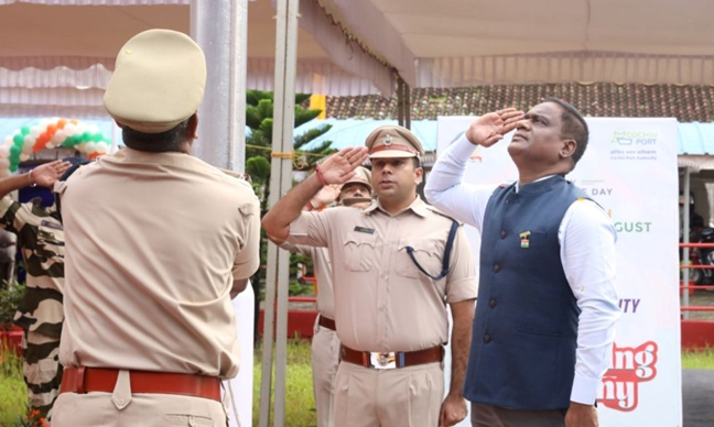 Cochin Port Authority Celebrates 80th Independence Day with Record Cargo Milestones