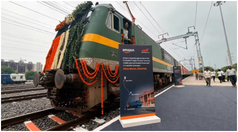 Amazon Becomes First E-Commerce Company to Operate on Western Dedicated Freight Corridor