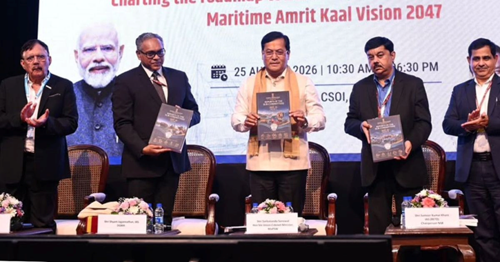India plans 100 new ships to cut $75 billion foreign freight bill: SarbanandaSonowal at ‘SagarSamvad’ of National Shipping Board