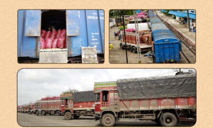 CWC Dispatches First ‘Onion Express’ of the Season from Nashik to New Delhi