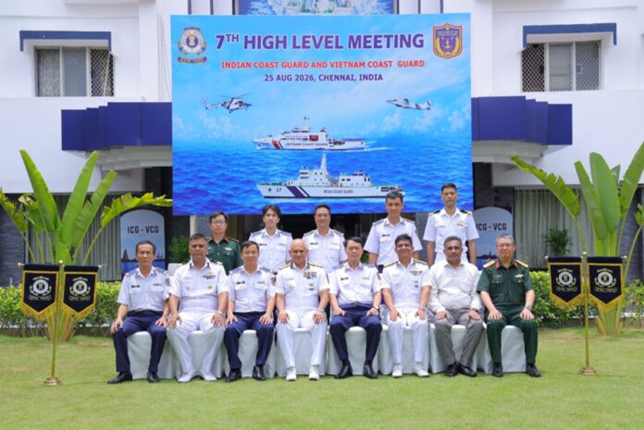 7th high-level meeting between ICG and Vietnam Coast Guard held in Chennai