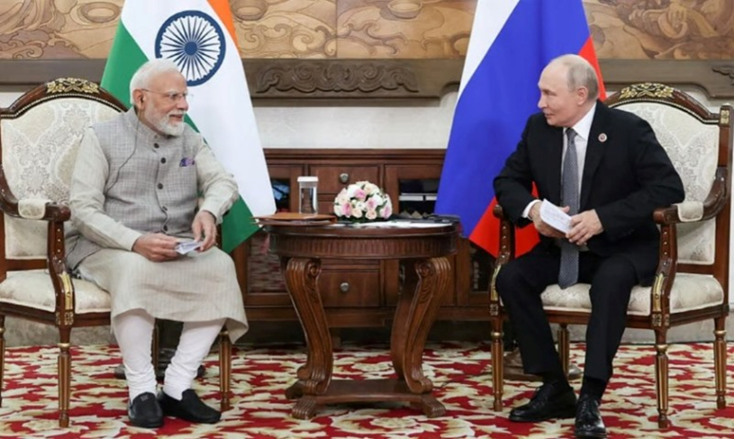 Modi Urges Putin to Move from ‘Endless War’ to Peace, Calls for Protection of Shipping in West Asia