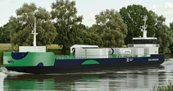 Port of Klaipėda develops green methanol bunkering vessel concept
