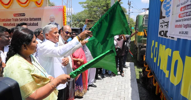 Whitefield-Tughlakabad container train to cut Bengaluru-Delhi freight transit time by 30%
