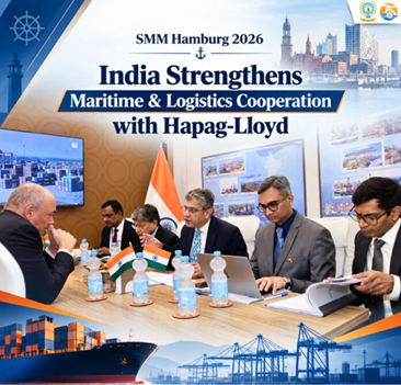 India and Hapag-Lloyd unveil new opportunities for Maritime and Logistics Collaboration at SMM Hamburg 2026