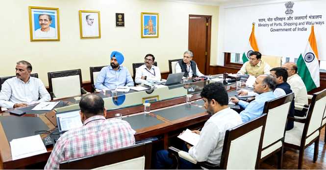 Sonowal directs officials to build database of vacant land at major ports