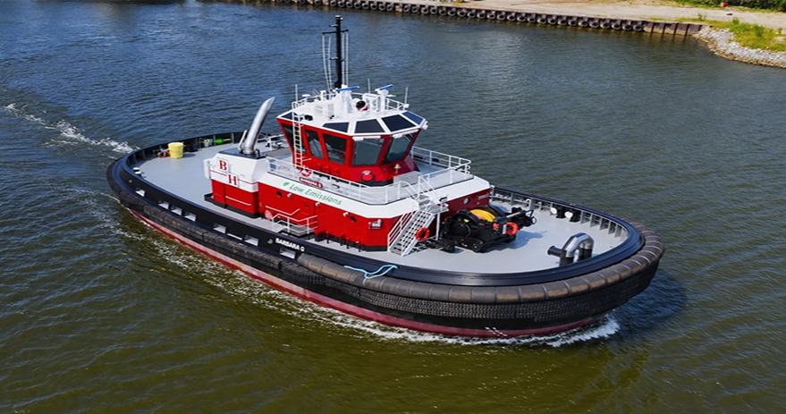 Master Boat delivers Barbara G, first of two RApport 3000 escort tugs for Bay-Houston Towing