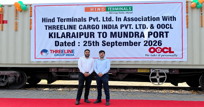 Hind Terminals launches rail block train linking Kilaraipur to Mundra Port