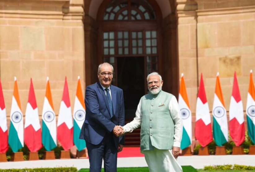 “India’s first FTA with any economic bloc in Europe”: PM Modi highlights $100 bn investment goal in meet with Swiss Prez Parmelin