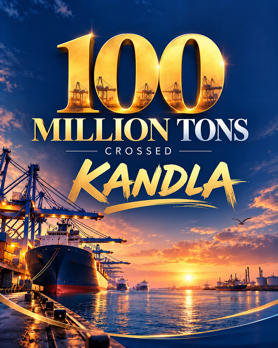 Fastest Ever 100 MMT for Kandla!
