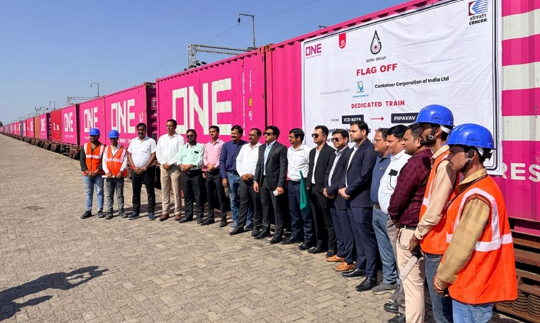 ICD Ravtha Road Resumes Export Operations with First DOC Rake to Pipavav
