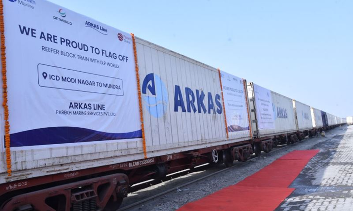 DP World Flags off Full-Rake Reefer Rail Service from Modinagar to Mundra