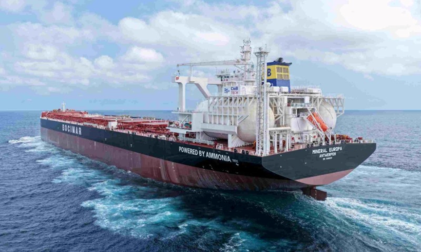 Anglo-Eastern Supports World’s First Ammonia-Powered Dry Bulk Vessel from Concept to Operation