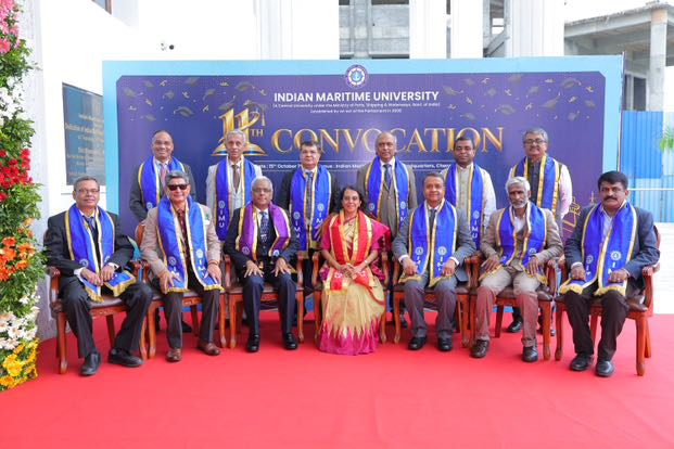 Indian Maritime University Celebrates 11th Convocation; 1,993 Students Graduate
