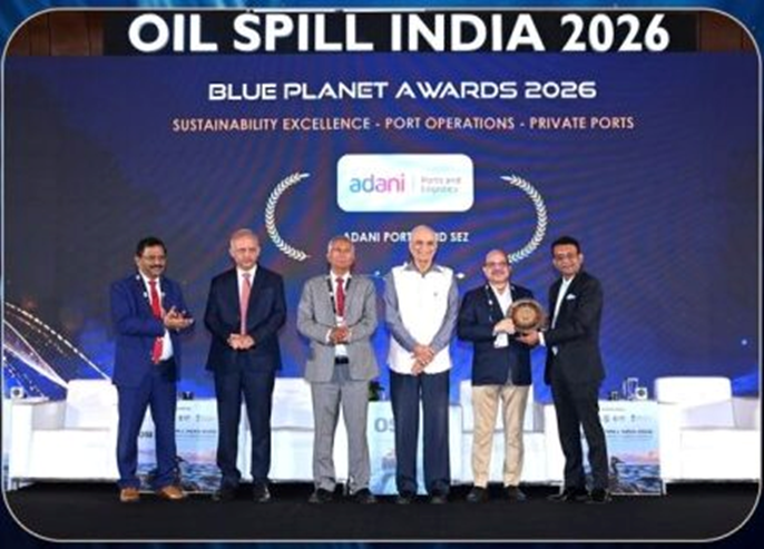 Adani Ports receives Blue Planet Award at Oil Spill India 2026 for maritime risk management and energy transition