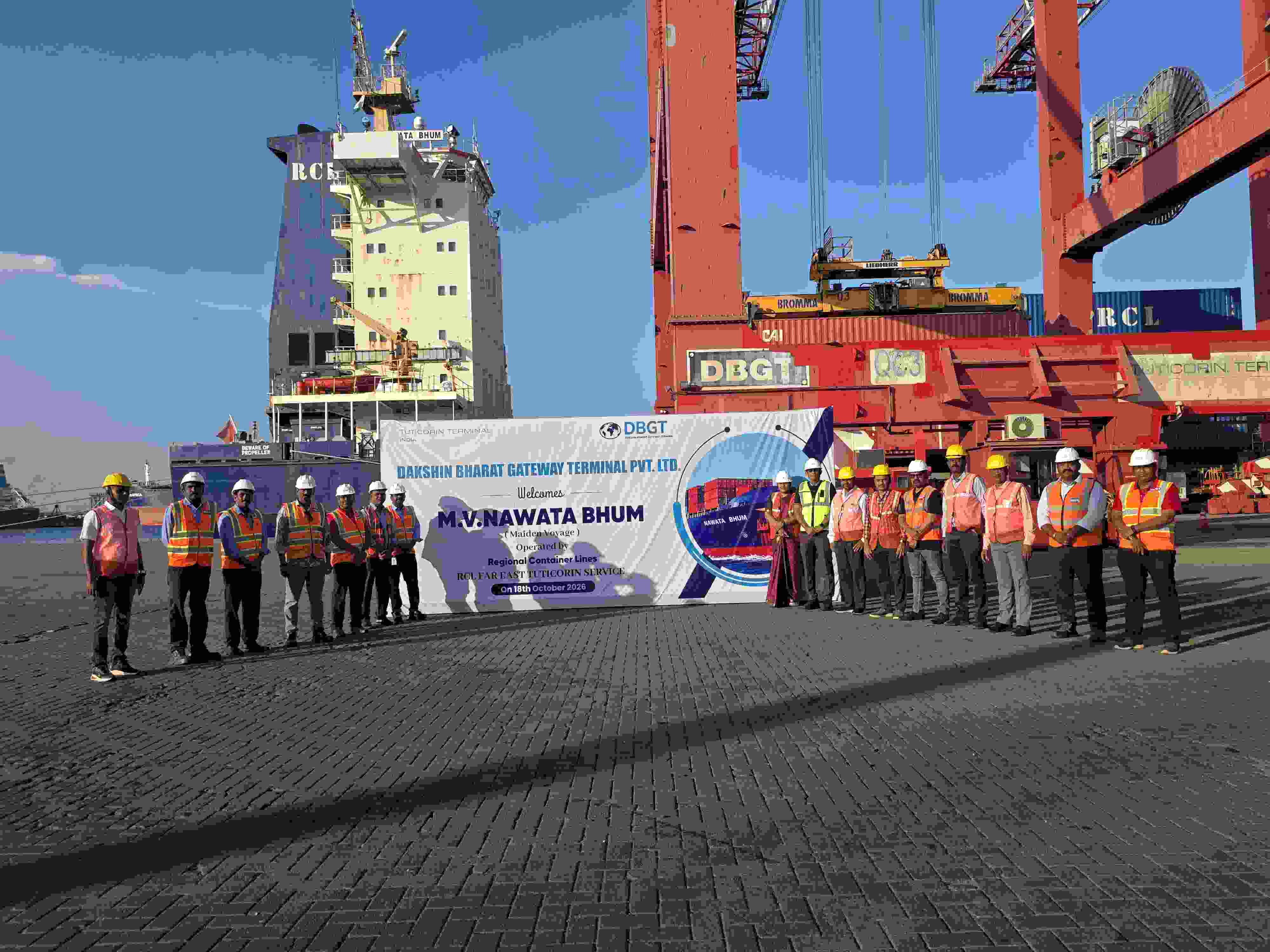 VOC Port Strengthens Regional Maritime Connectivity with Arrival of Mainline Vessel M.V. NawataBhum