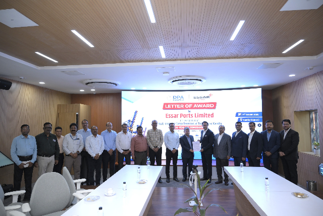 DPA Issues Letter of Award to Essar Ports Limited for Development of Multi-Purpose Cargo Terminal at Tuna Tekra, Kandla