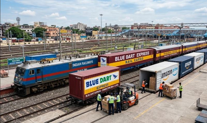 Blue Dart, Amazon Turn to Rail to Improve Delivery Speed