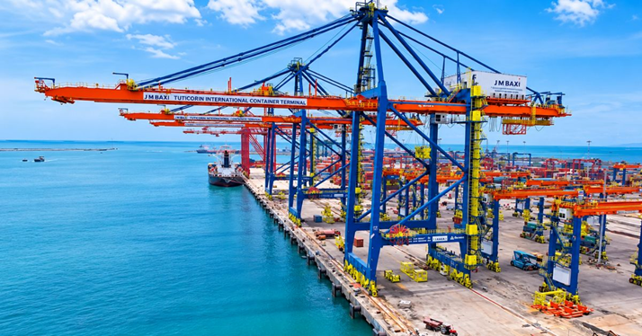 VOC Port’s Tuticorin International Container Terminal declared a “Green Terminal” After Full Equipment Electrification