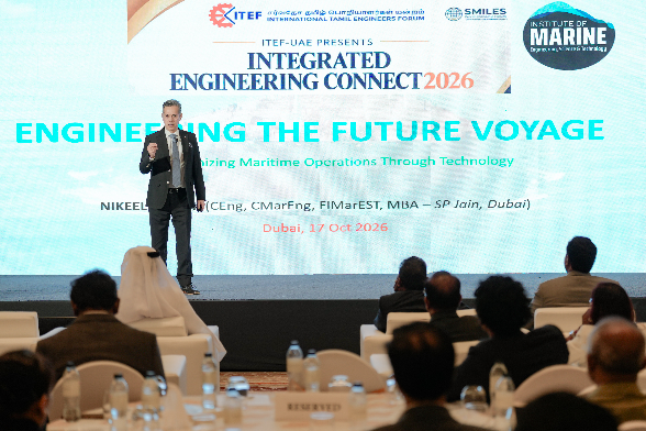 IMarEST UAE Secretary sparks green revolution at IEC 2026