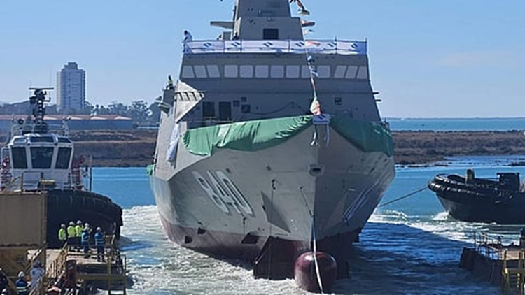 Spanish yard launches new corvette for Royal Saudi Naval Forces