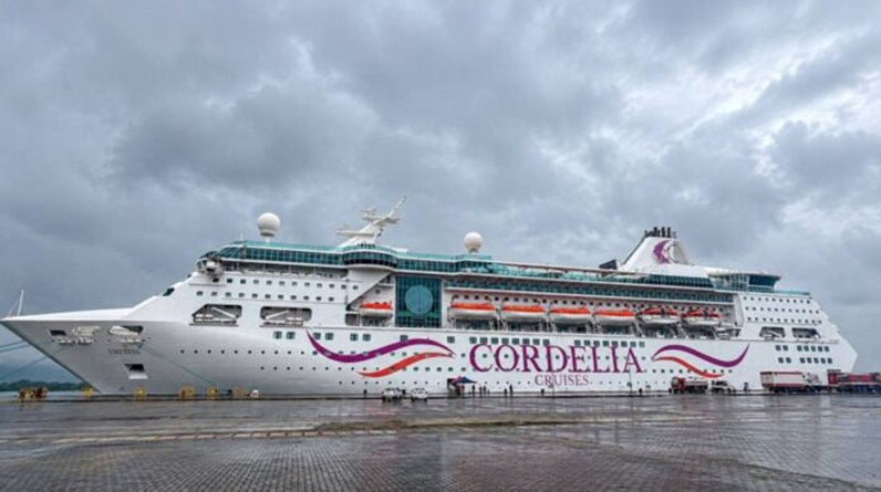 Cochin Port welcomes MV Empress of Cordelia Cruises on maiden call/